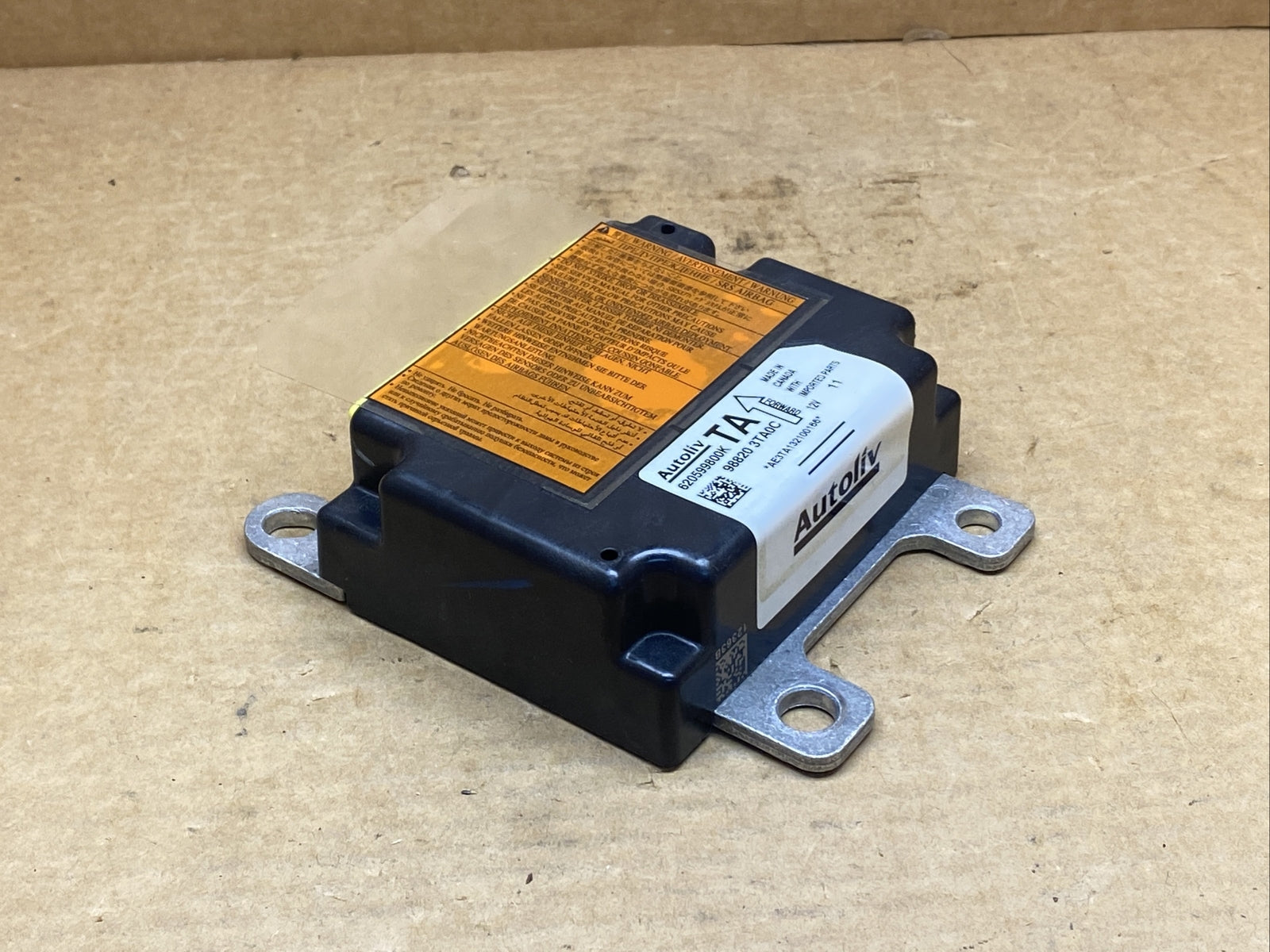 2013 2014 Nissan Altima SRS Airbag Air Bag Control Module 98820 3TA0C3