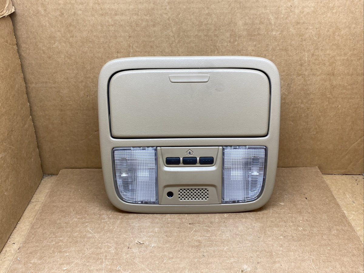 2005 2010 Honda Odyssey Over Head Overhead Console Homelink Tan Ivory0