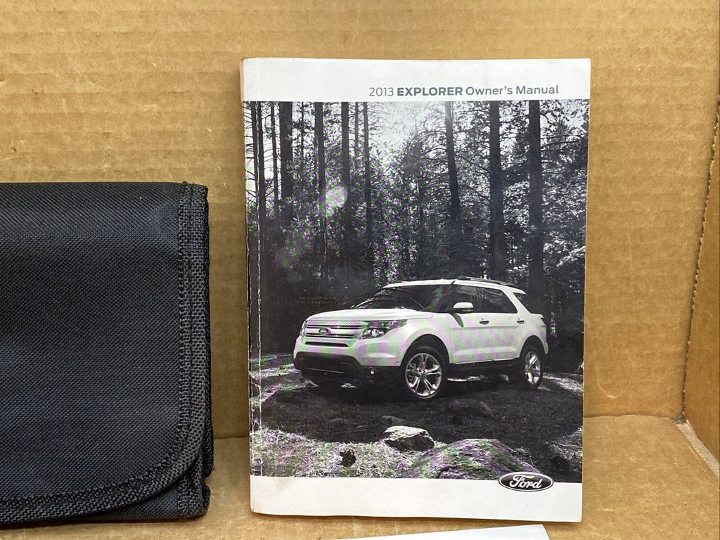 2013 13 Ford Explorer Owner's Owners Owner Manual Book Guide Set Case OEM2
