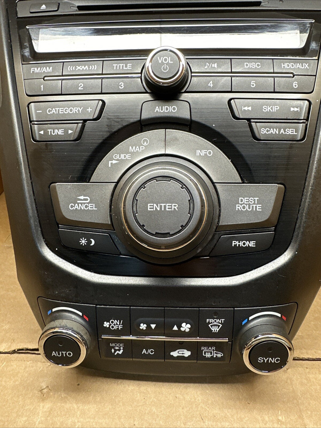 2013 2015 Acura RDX Navigation GPS Radio Temperature Climate Control Oem2