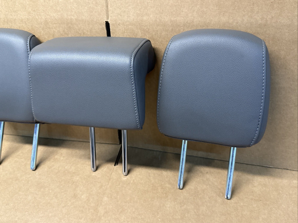2013 2019 Ford Flex Rear 2nd Row Gray Leather Headrest Set Head Rest OEM4