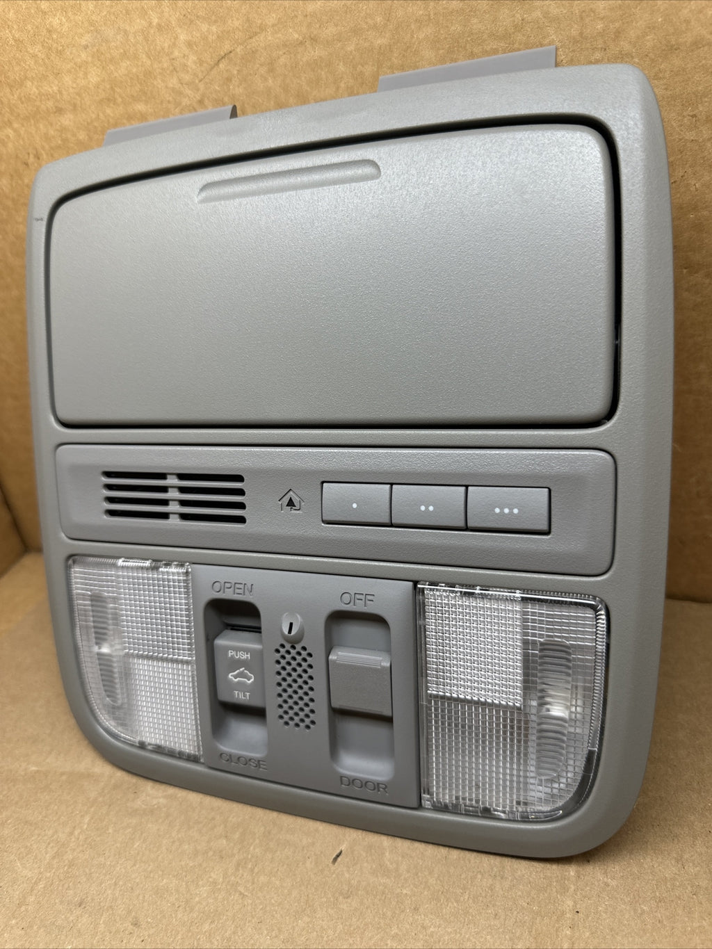 2013 2017 Honda Accord Front Over Head Overhead Center Console Gray Sunroof4