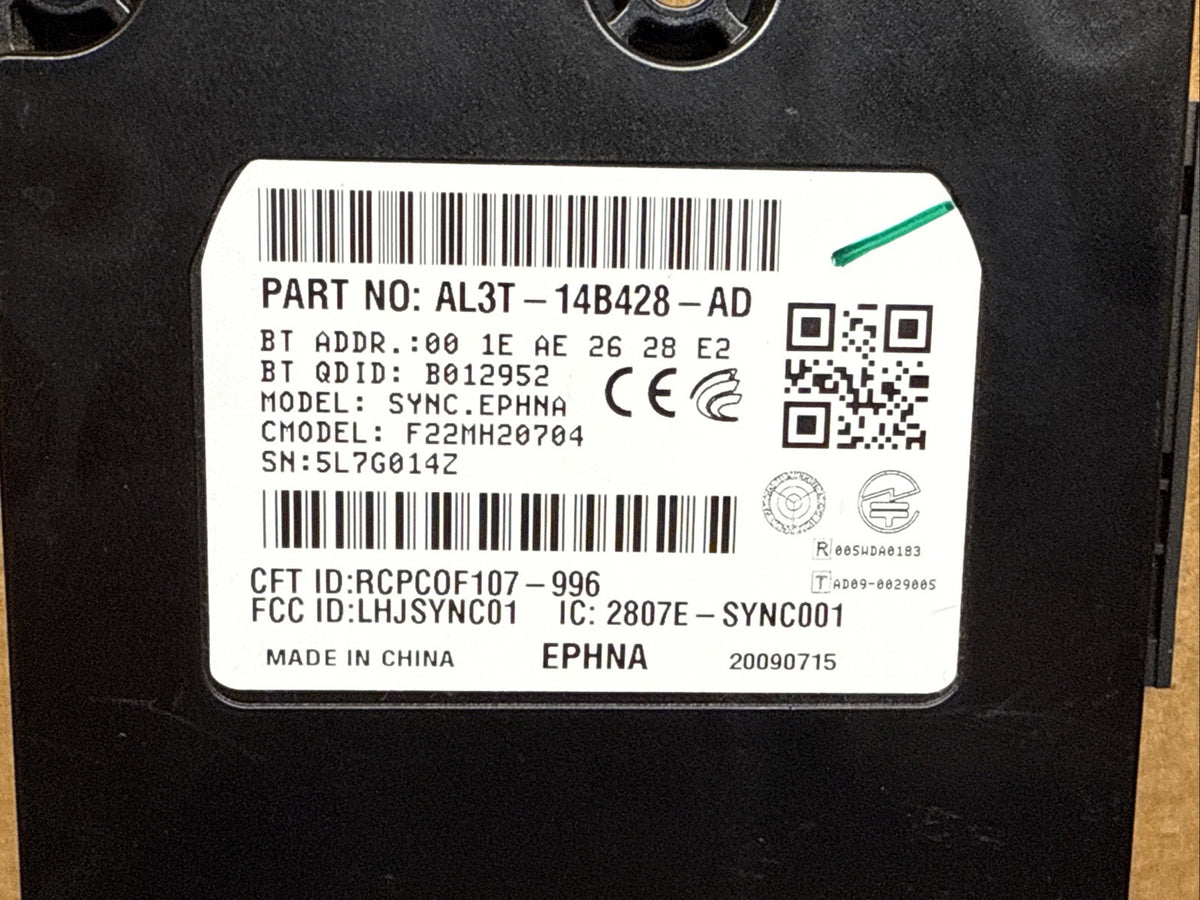 2010 2014 F 150 F150 Communication Sync Module AL3T 14B428 AD AL3T 14D212 AD3