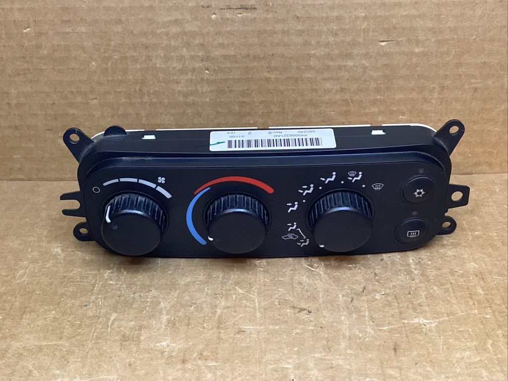 02 05 Dodge Ram Temp Temperature Climate Control Switches Dials P55056321AD4