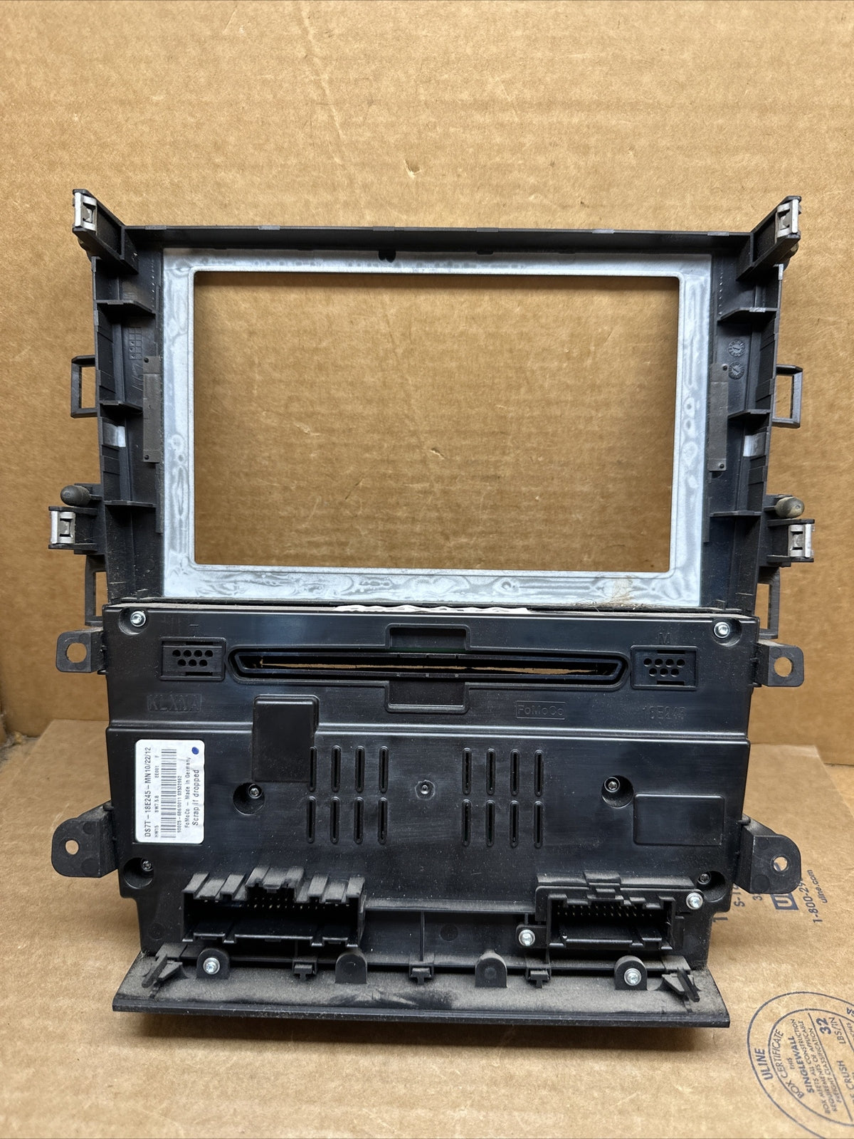 14 15 Ford Fusion Temp Temperature Climate Radio Control Bezel DS7T 18E245 MN5
