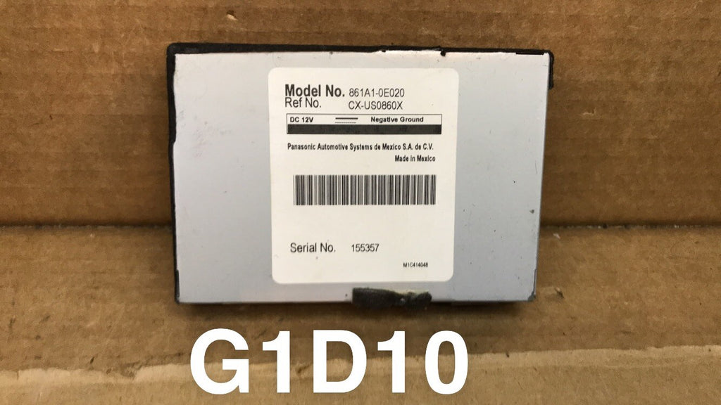 11 2011 TOYOTA HIGHLANDER COMMUNICATION MODULE 861A1 0E0200