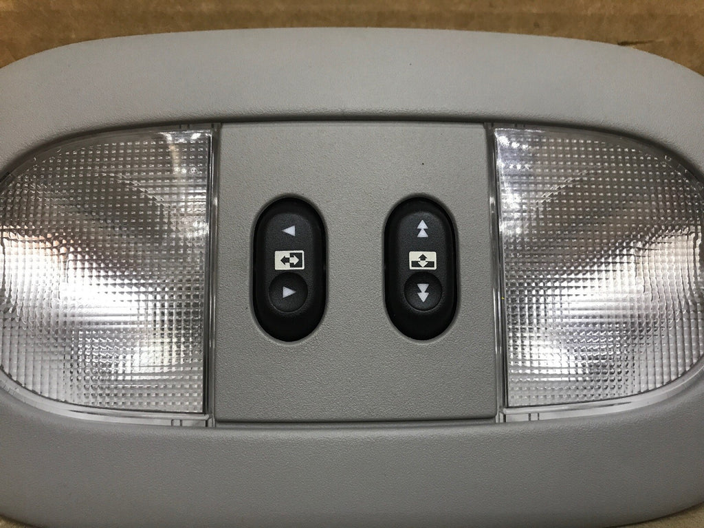 04 08 F150 Front Overhead Light Console Sunroof Rear Window Switch LT Flint Gray1