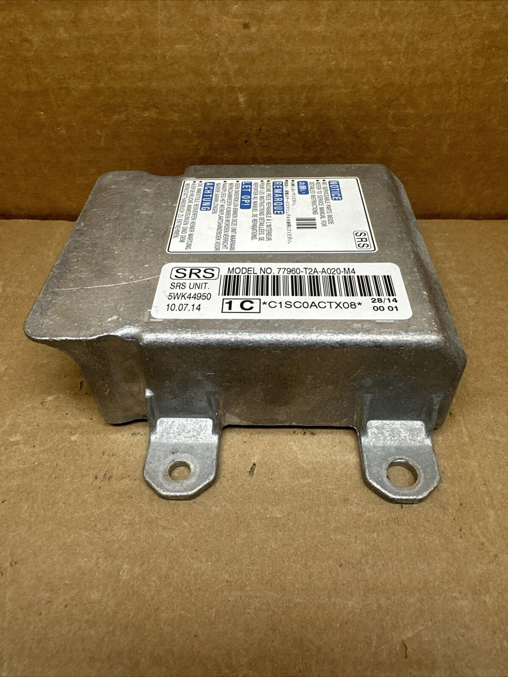 2013 2015 Honda Civic Air Bag Airbag Computer Control Module 77960 T2A A020 M46