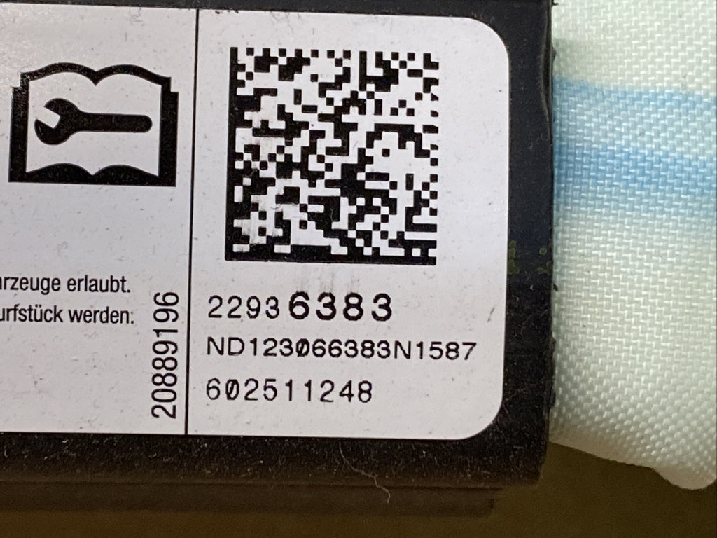 2013 2014 Cadillac ATS Left Side Driver Upper Curtain Roof Air Bag Airbag7
