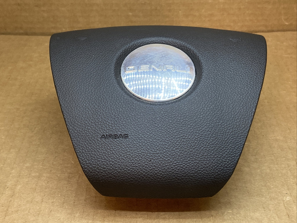 Yukon Sierra Denali Front Left Driver Side Steering Wheel Air Bag Airbag Black5
