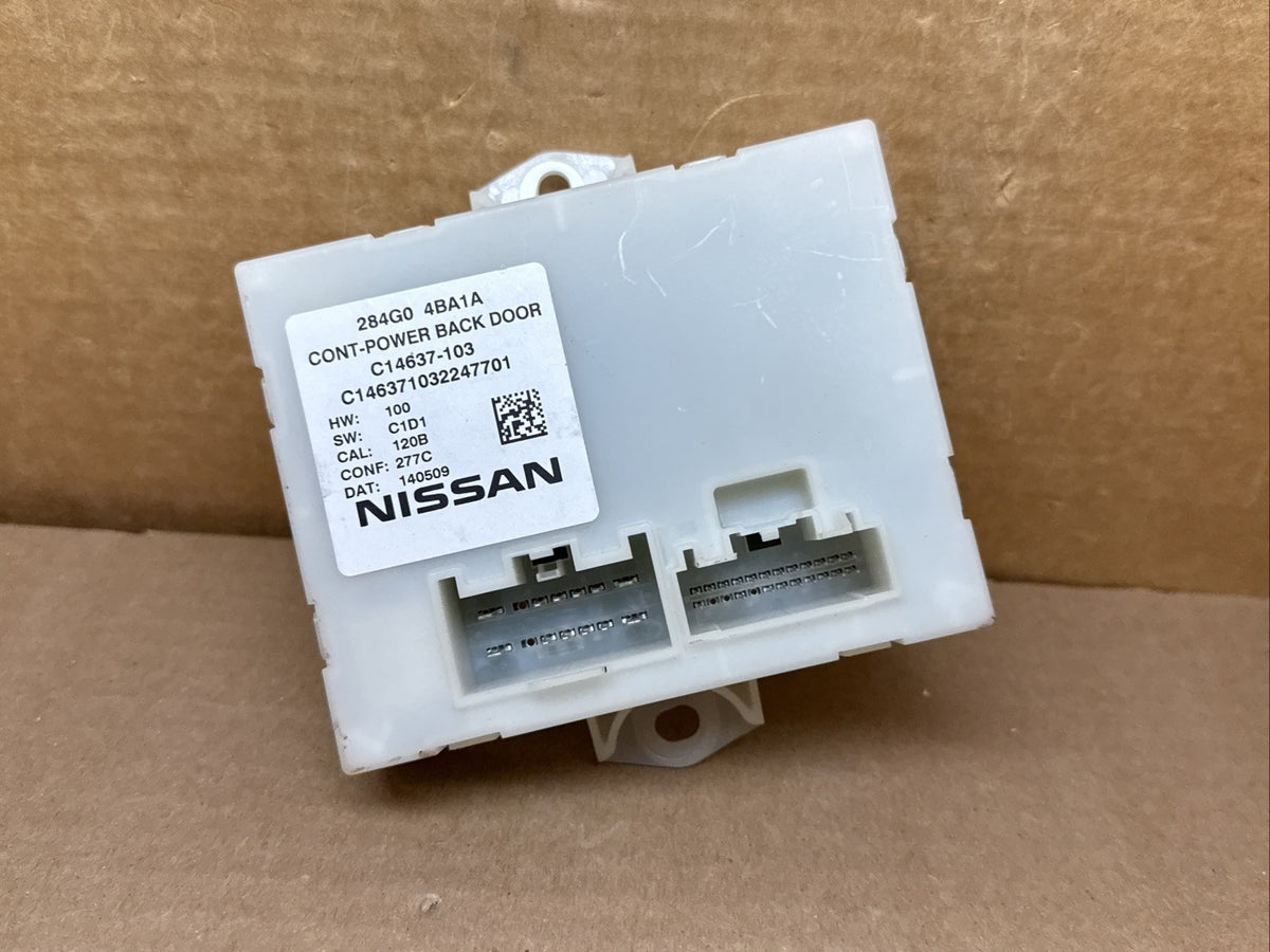 2014 2017 Nissan Rogue Rear Door Lift Gate Liftgate Control Module 284G0 4BA1A6