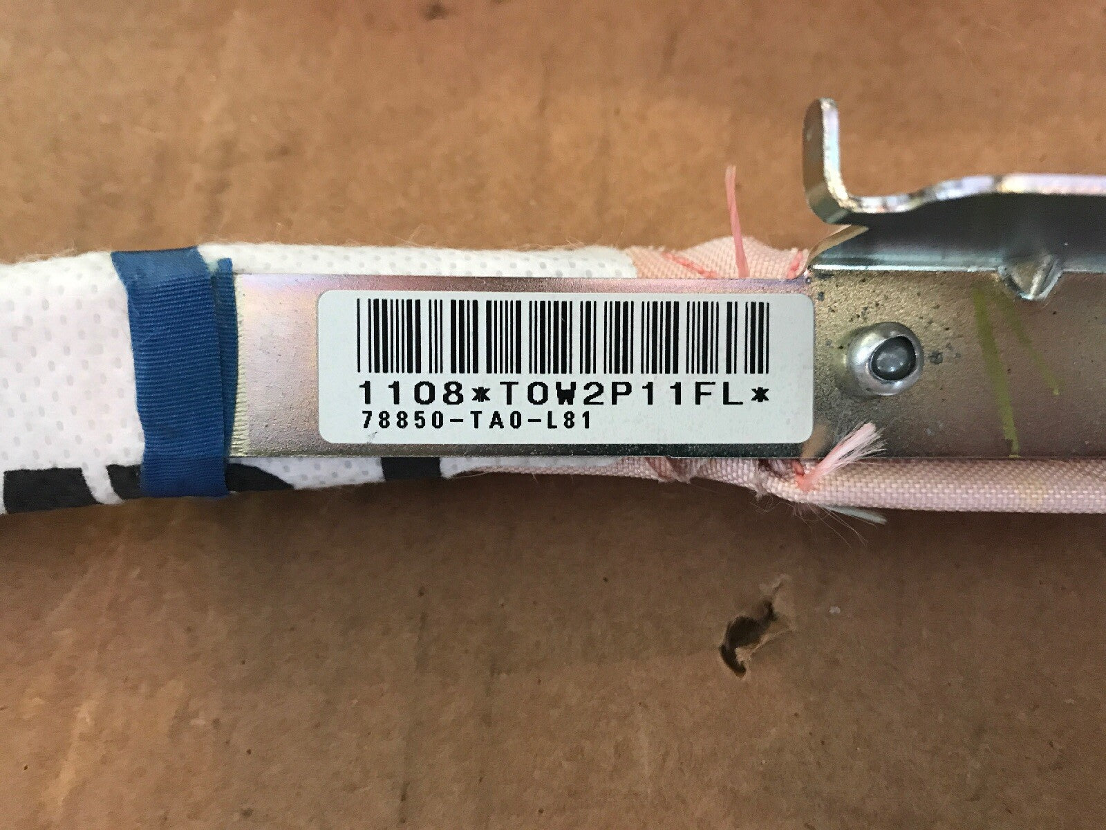Honda Accord Sedan Left Driver Side Upper Curtain Roof Air Bag Airbag4