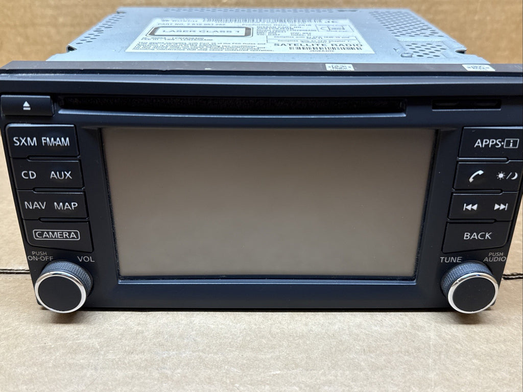 2014 2019 Nissan Van NV1500 Sentra Versa Radio Receiver Display 259159JE0B3