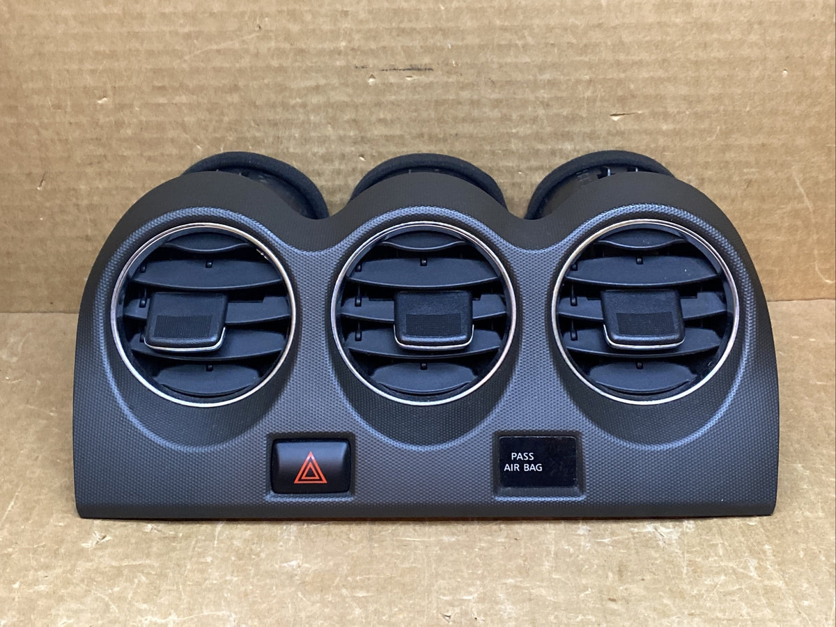 2007 2012 Nissan Altima Center Dash Three Air Vent Hazard Switch Insert Brown1