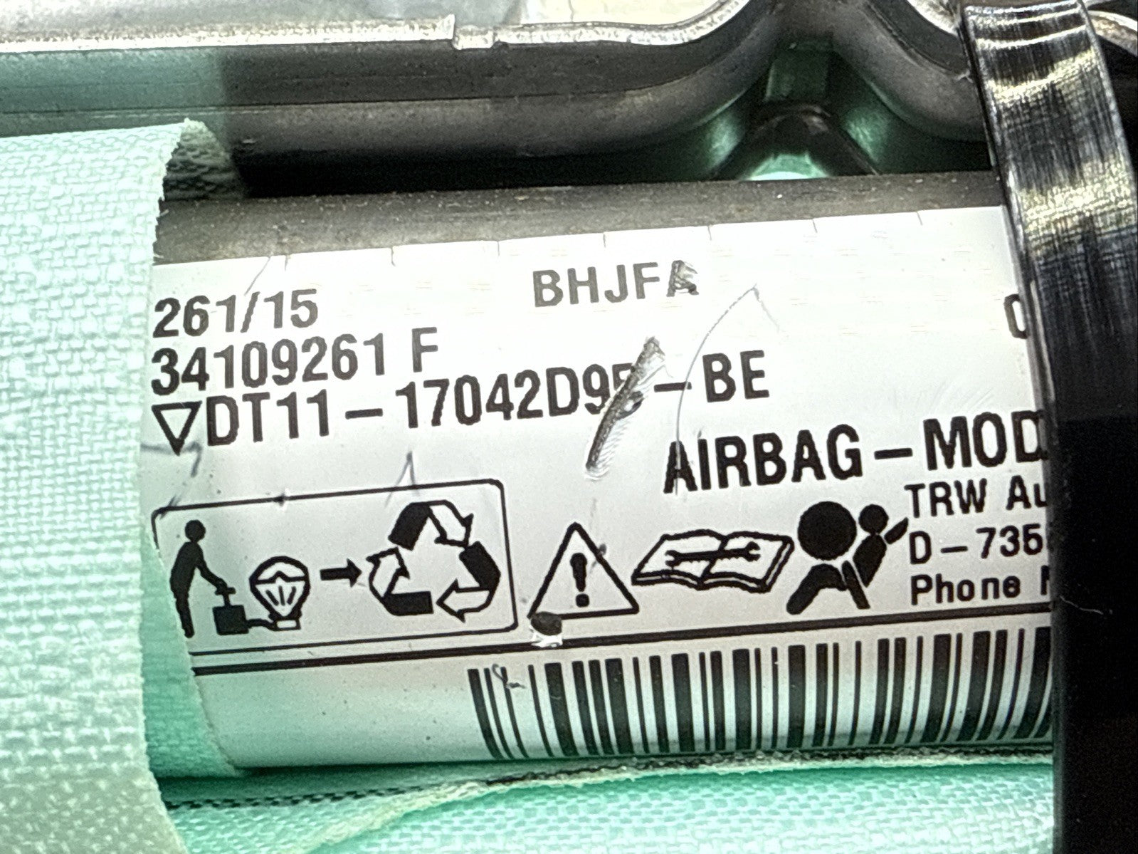 14 17 Ford Transit Connect Driver Passenger Curtain Roof Air Bag Airbag Set Pair5