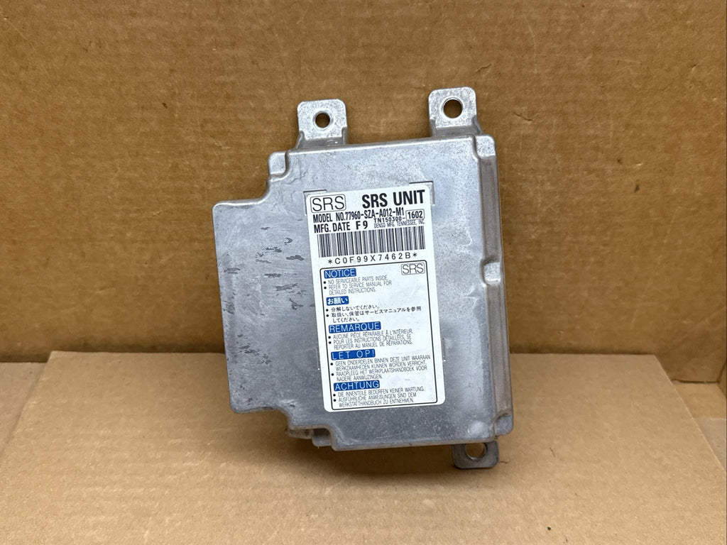 2009 2011 Honda Pilot Air Bag Airbag Control Module Computer 77960 SZA A012 M10