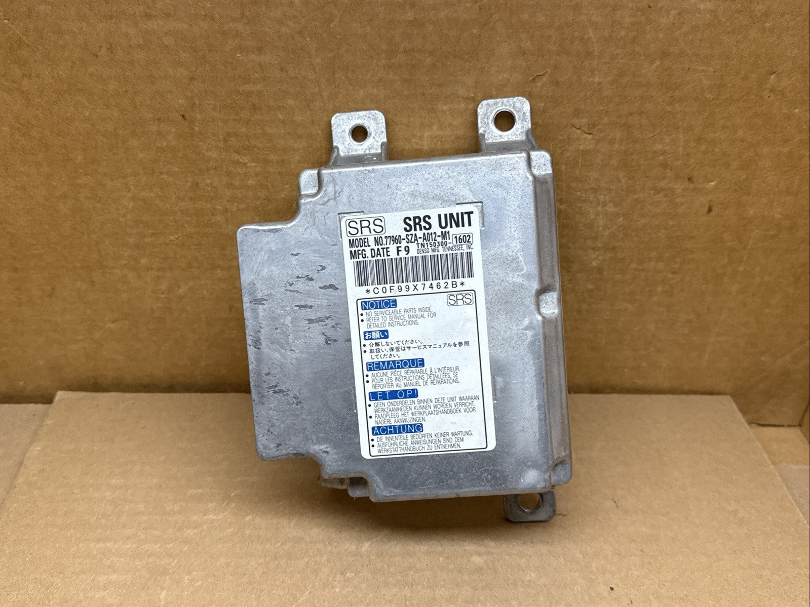 2009 2011 Honda Pilot Air Bag Airbag Control Module Computer 77960 SZA A012 M10