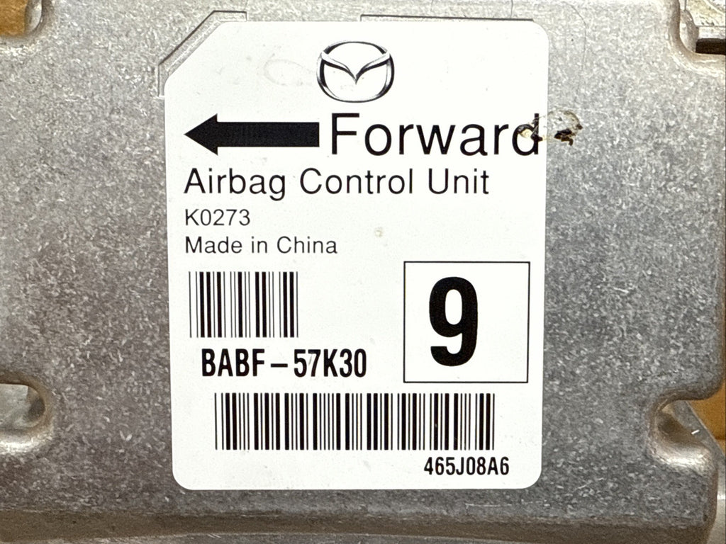 2017 2018 Mazda 3 Mazda3 SRS Air Bag Airbag Control Module BABF 57K301
