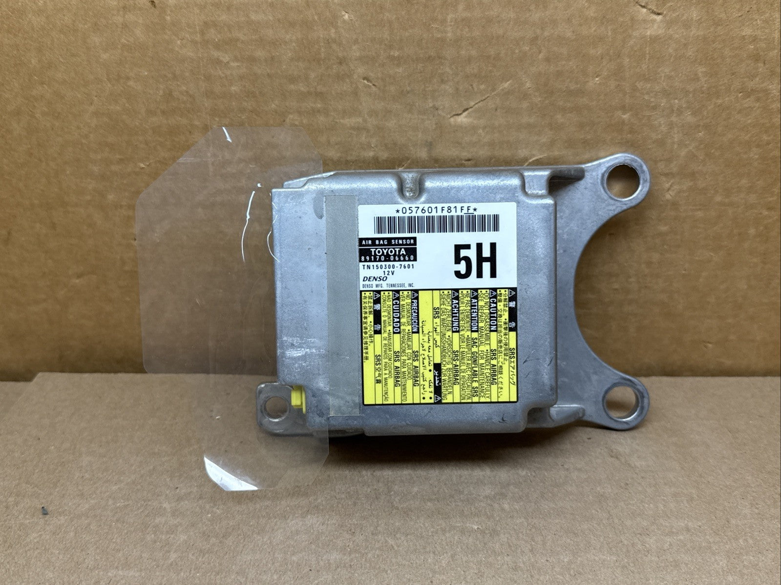 2012 2013 Toyota Camry Air Bag Airbag Control Module Computer 89170 066600