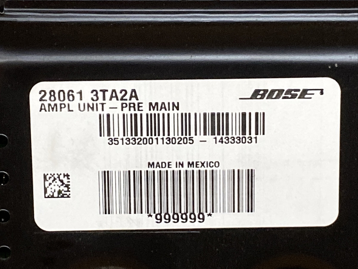2013 2018 Nissan Altima Bose Radio Amp Amplifier OEM 28061 3TA2A3