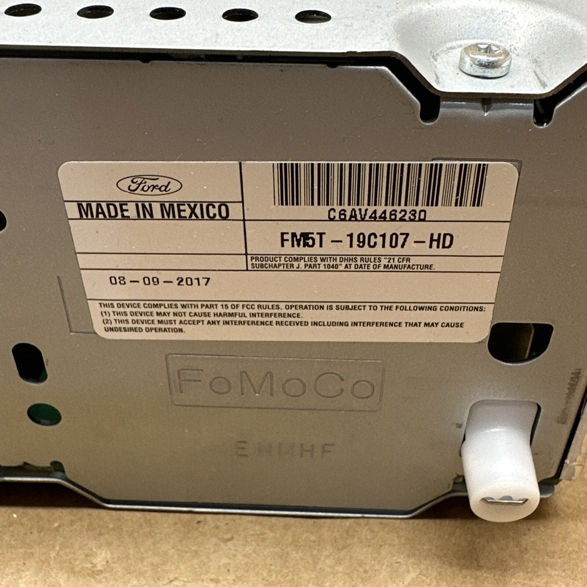 2015 2017 Ford Focus AM FM CD Player Single Disc Radio OEM FM5T 19C107 HD2