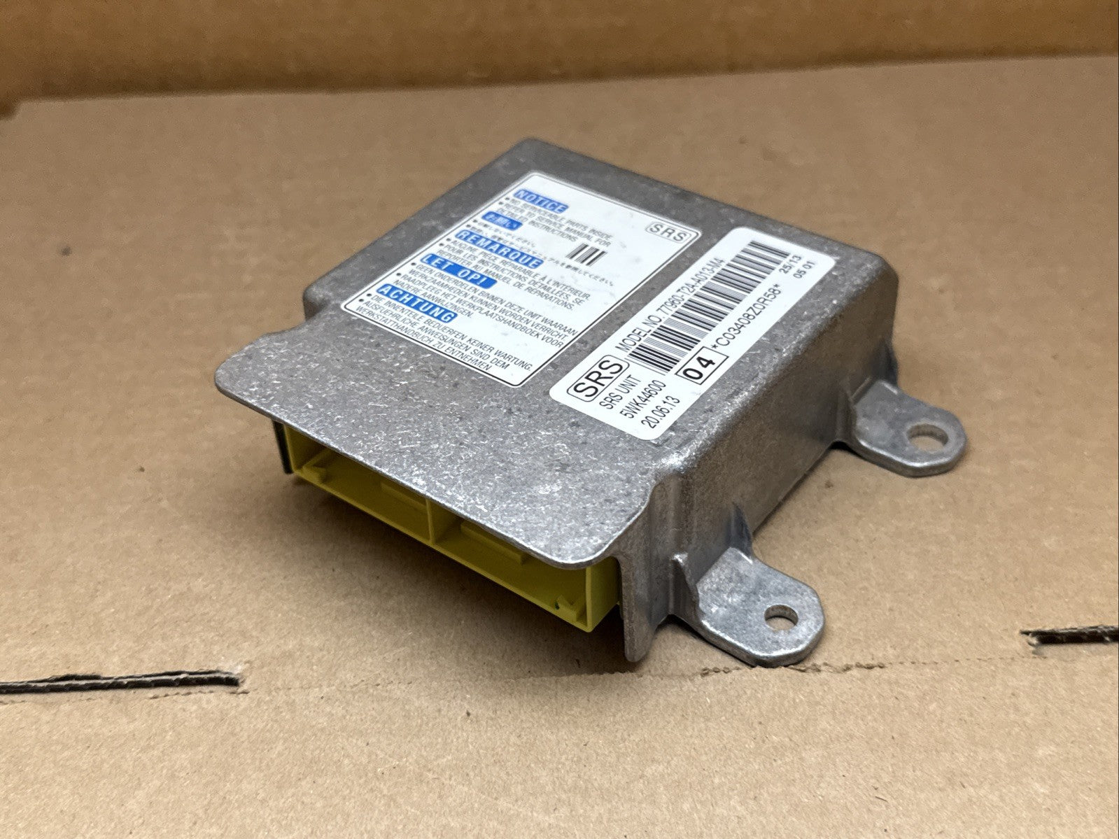 2013 2015 Honda Accord Air Bag Airbag Computer Control Module 77960 T2A A013 M43