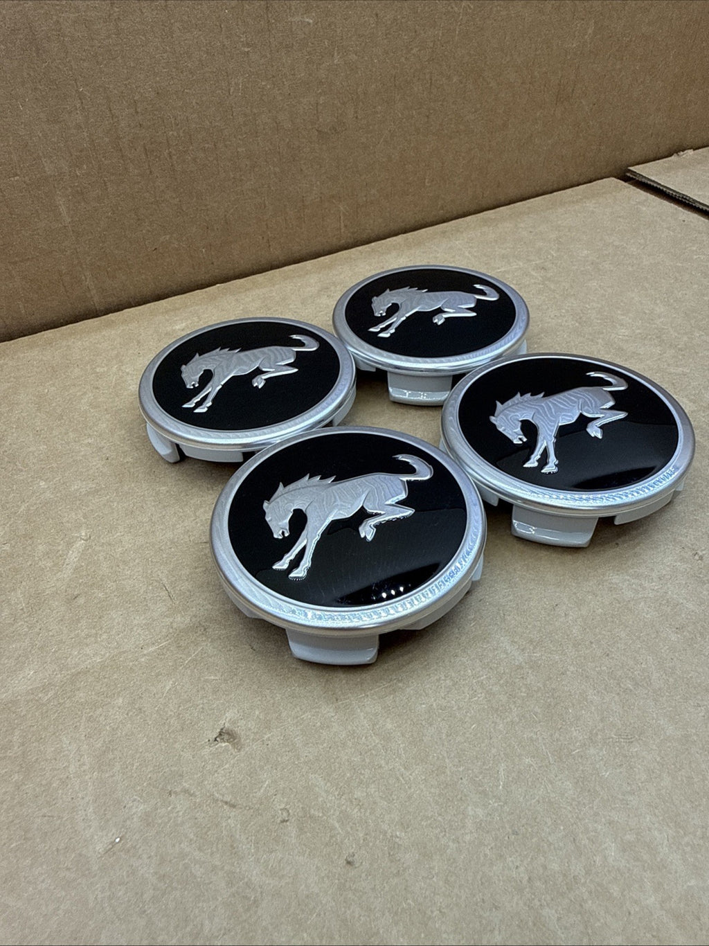 2021-2025 Ford BRONCO Black Center Cap Caps  FL34-1A096-HB Set1