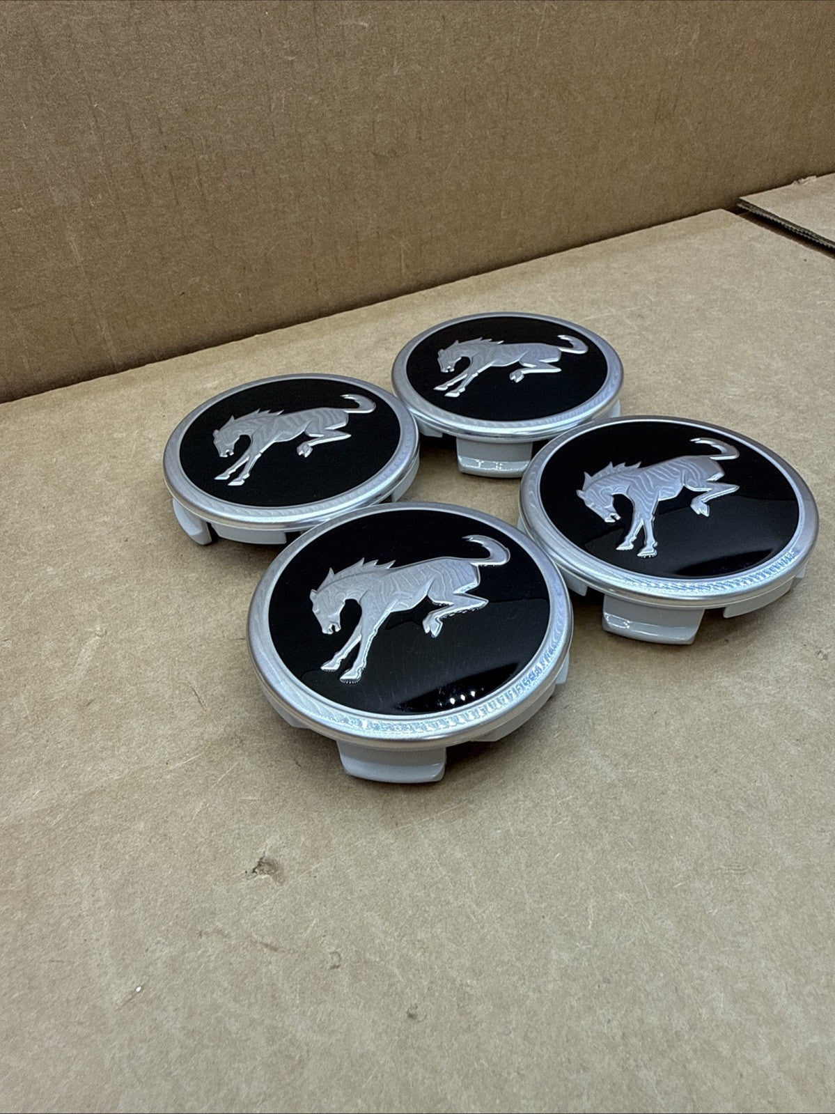 2021-2025 Ford BRONCO Black Center Cap Caps  FL34-1A096-HB Set1