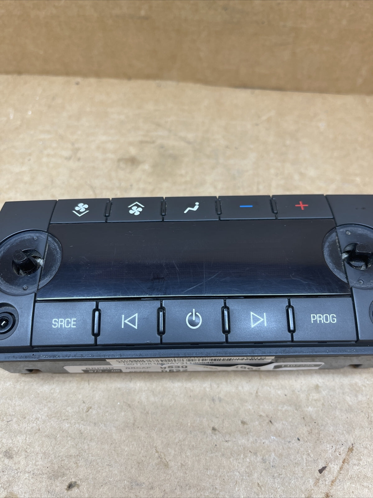2007 2017 GMC Acadia Rear Temperature Temp Climate Radio Volume Control 158818631