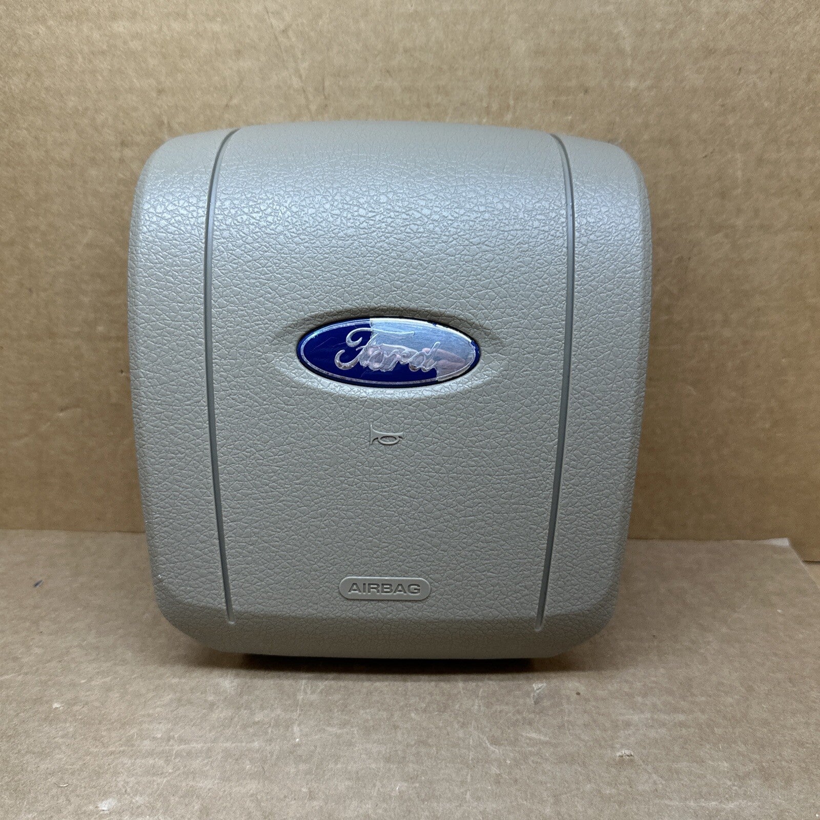 2004 2008 Ford F150 Front Left Driver Side Steering Wheel Air Bag Airbag Tan 0