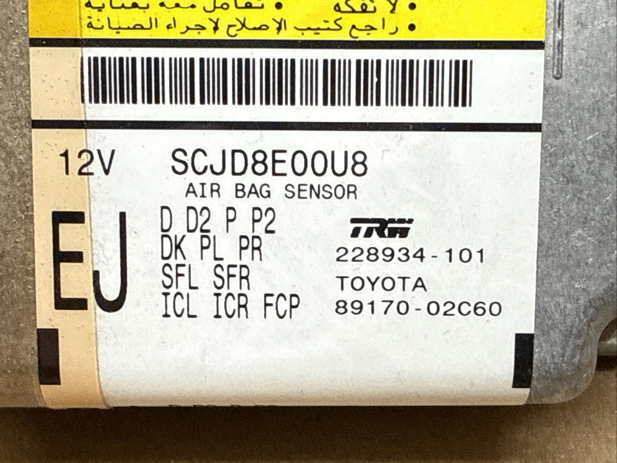 2014 2015 Toyota Corolla Control Module 89170 02C601