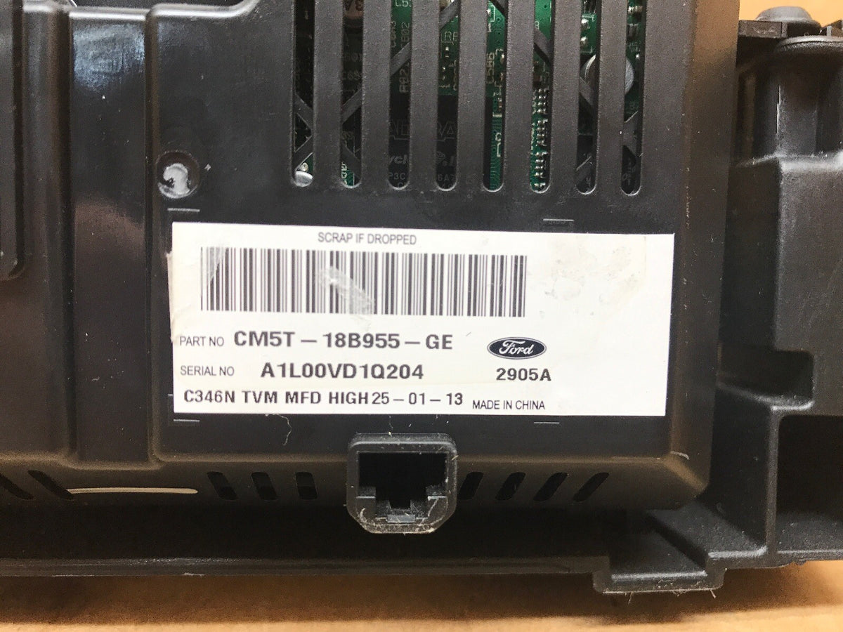 2012 2014 Ford Focus Dash Information Radio Display Screen CM5T 18B955 GE OEM7