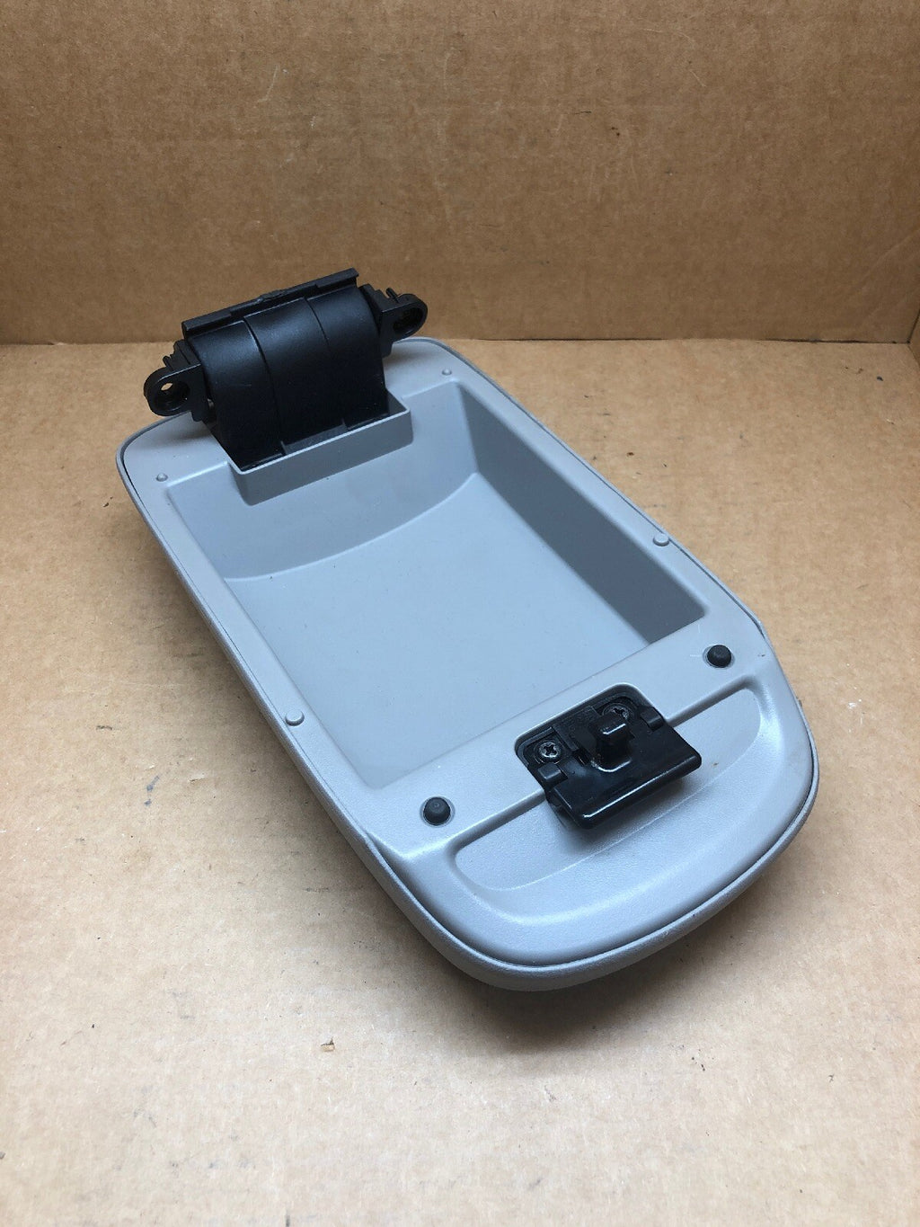 09 13 Toyota Corolla Console Lid Armrest Arm Rest Hinge Latch OEM Bisque Gray1