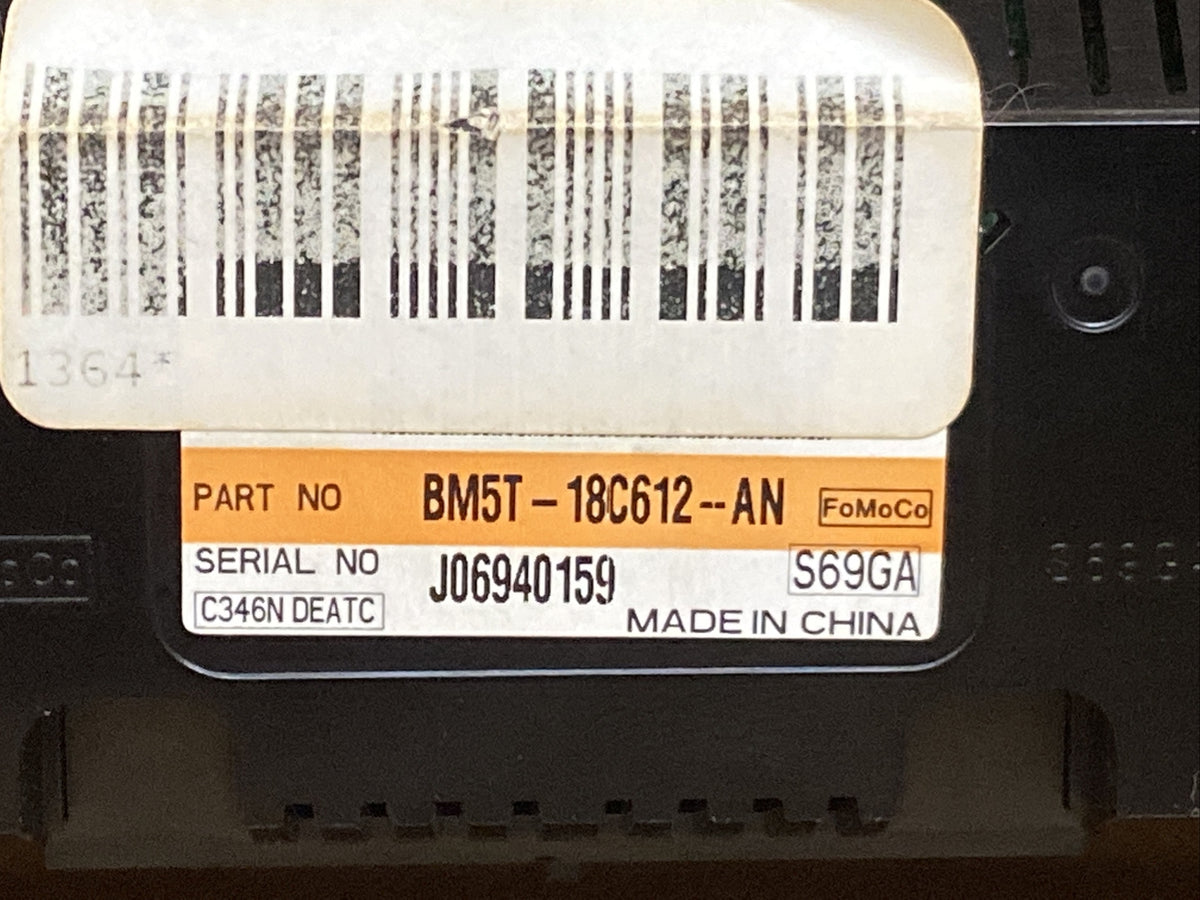 12 14 Ford Focus Temperature Temp Climate Control Digital BM5T 18C612 AN6