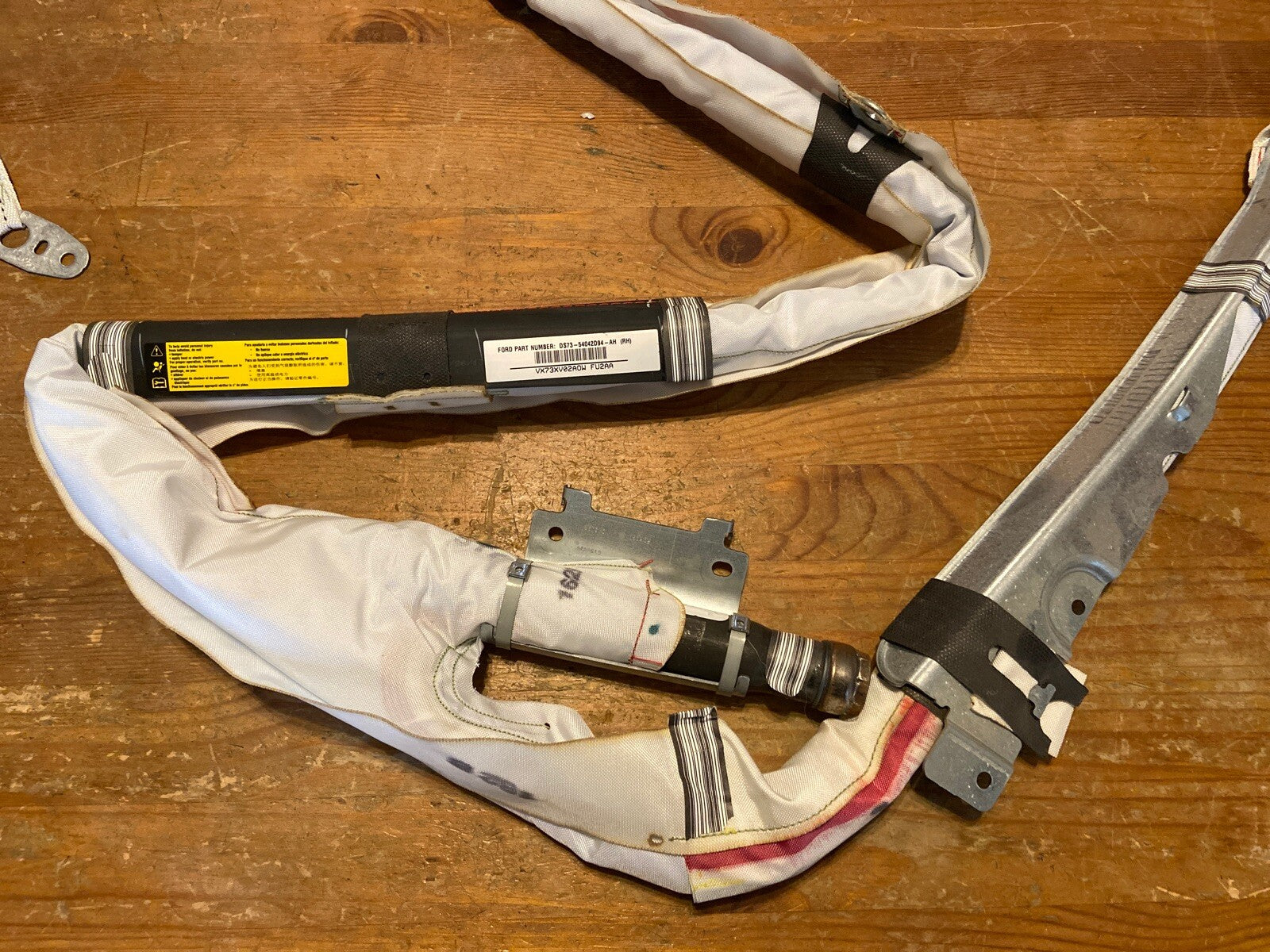 13 16 Ford Fusion Right Side Passenger Air Bag Airbag Roof Curtain Overhead OEM2