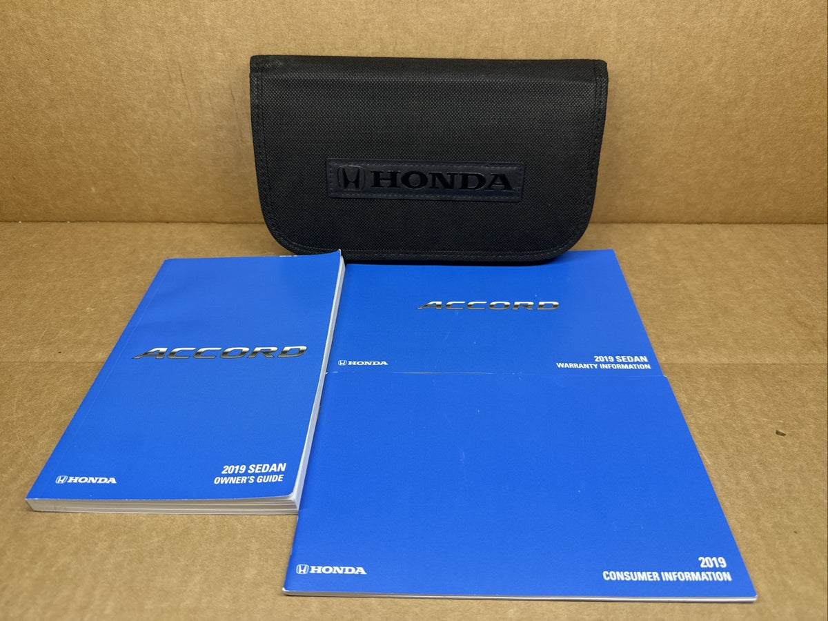 2019 Honda Accord Sedan Owners Manual Warranty With Case 00X31 TVA G1000