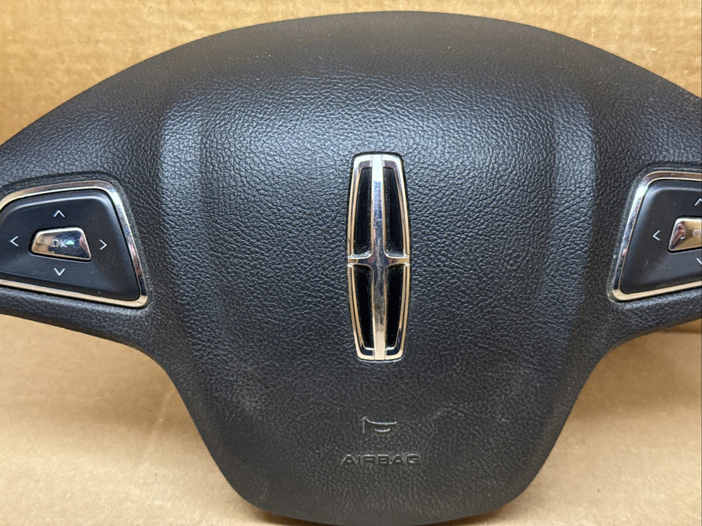 2015 2019 Lincoln MKC Front Left Driver Side Steering Wheel Air Bag Airbag Black3