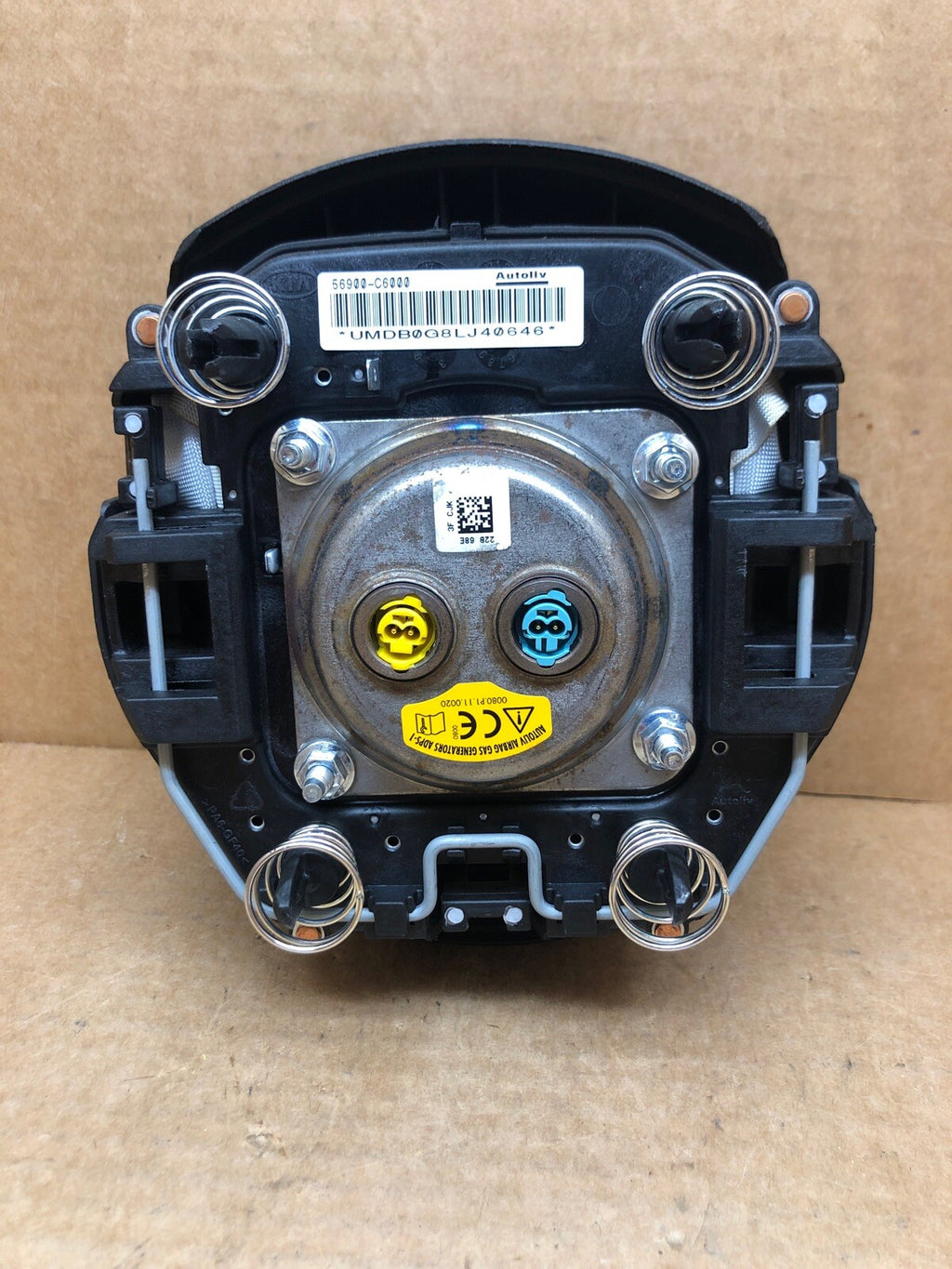 2016 2018 KIA SORENTO FRONT LEFT DRIVER SIDE STEERING WHEEL AIRBAG AIR BAG6