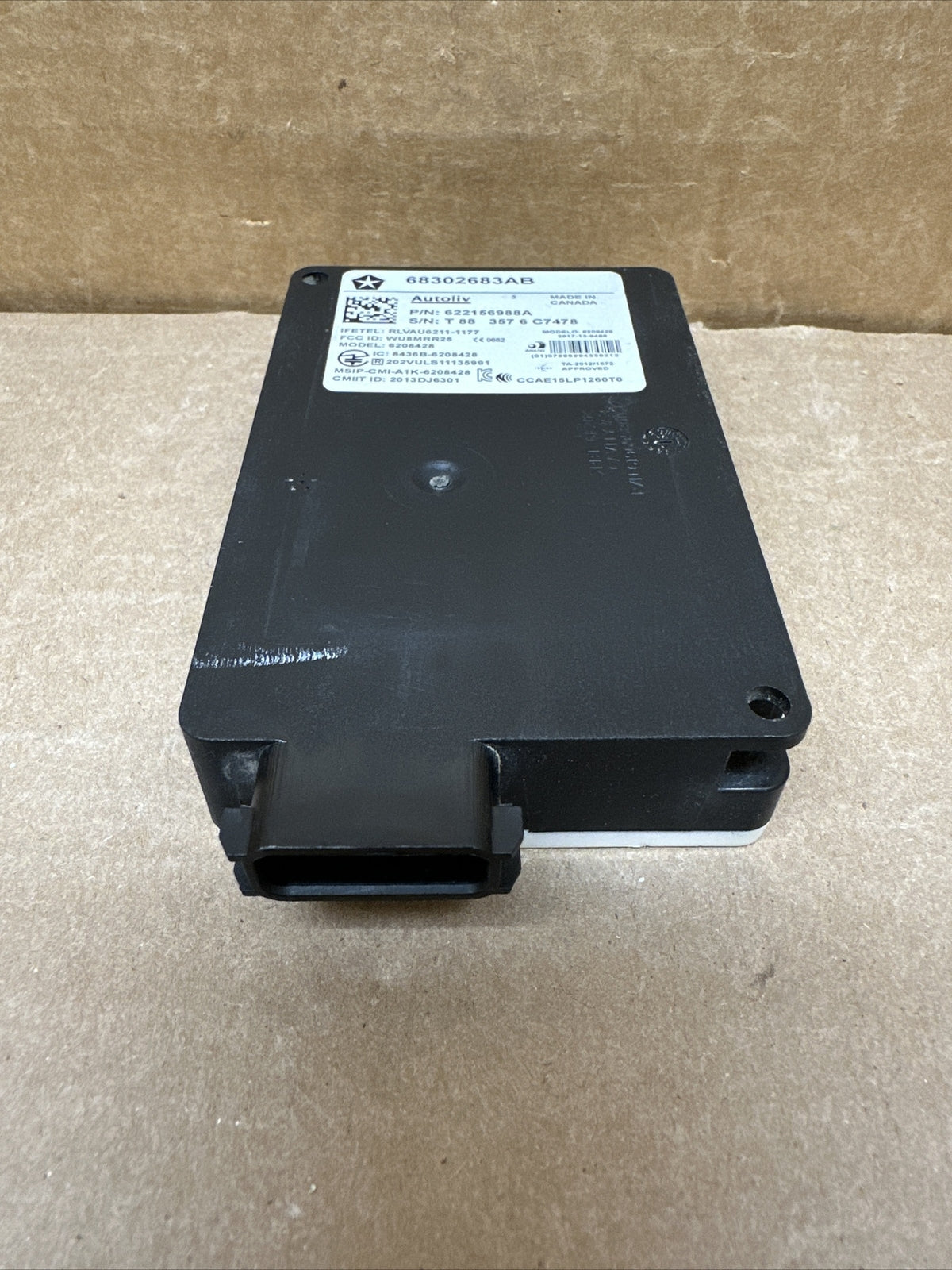 2014   2018 JEEP CHEROKEE BLIND SPOT MODULE SENSOR 68302683AB OEM4