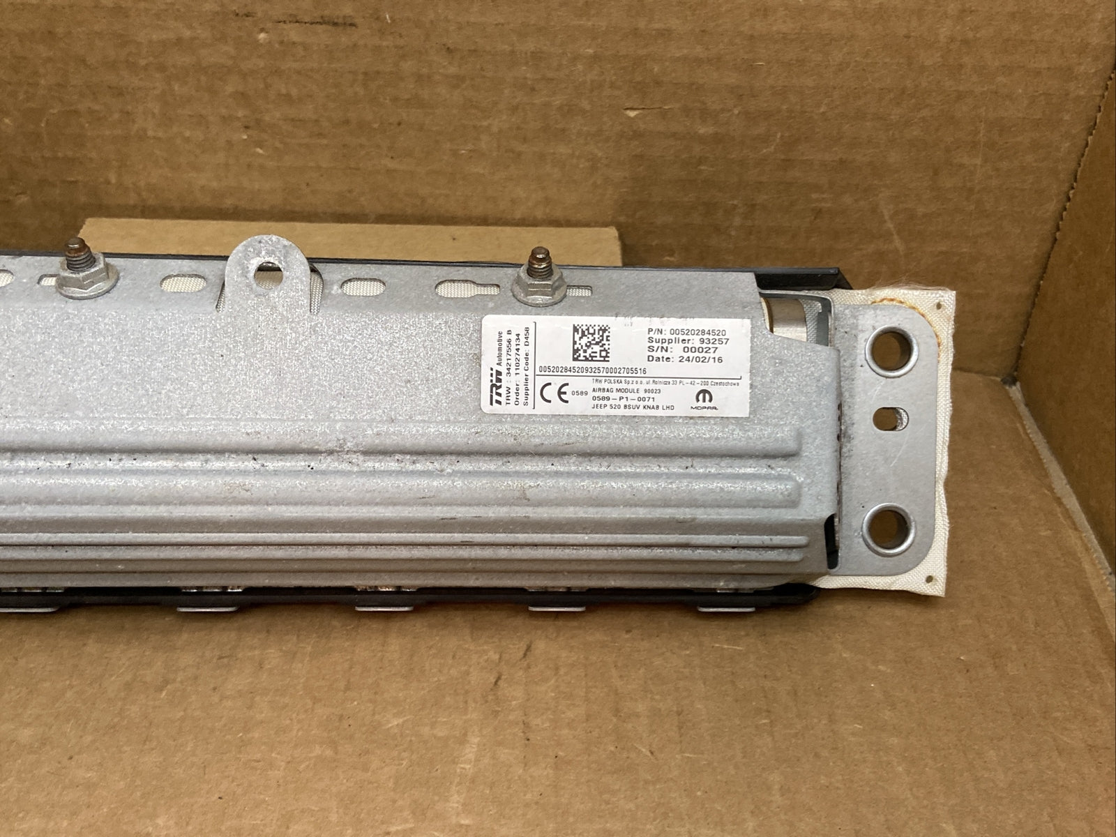 2015 2023 Jeep Renegade Front Left Driver Side Knee Lower Air Bag Airbag5