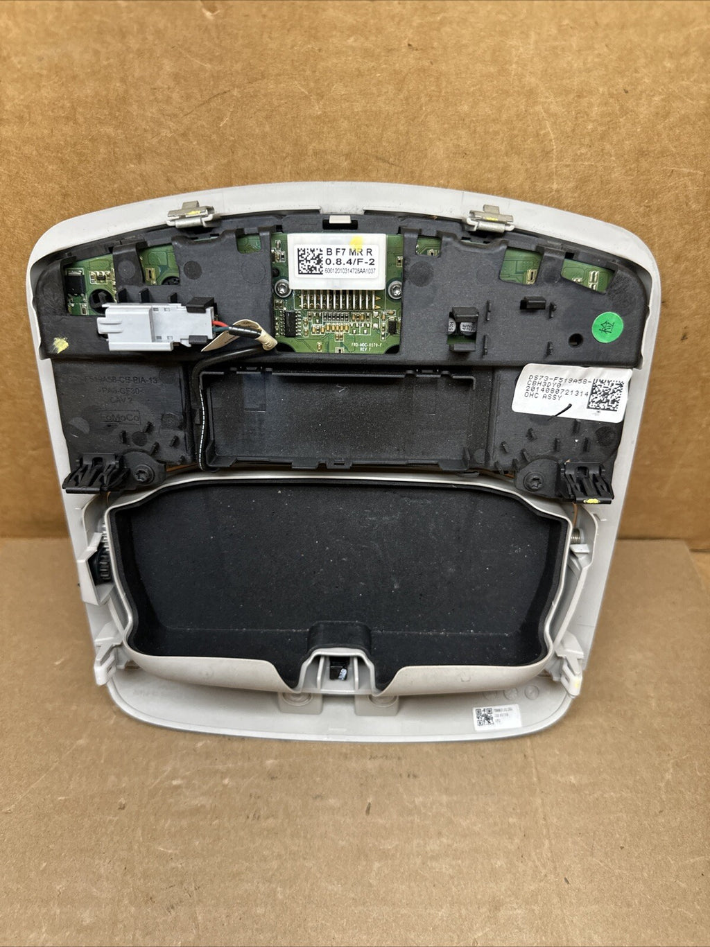 2013 2016 Ford Fusion Over Head Overhead Console Dome Light Sunroof Gray8