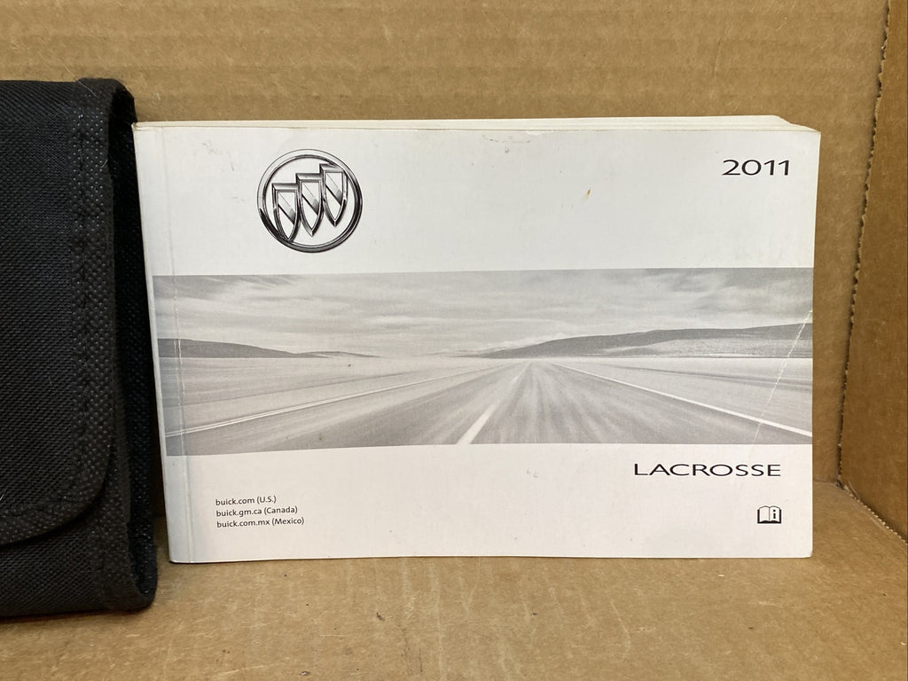 2011 11 Buick Lacrosse Owner's Owners Owner Manual Book Guide Set Case OEM2