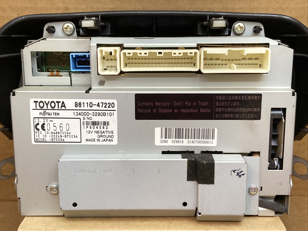 2006 2009 Toyota Prius Dash Information Display Screen OEM 86110 472206