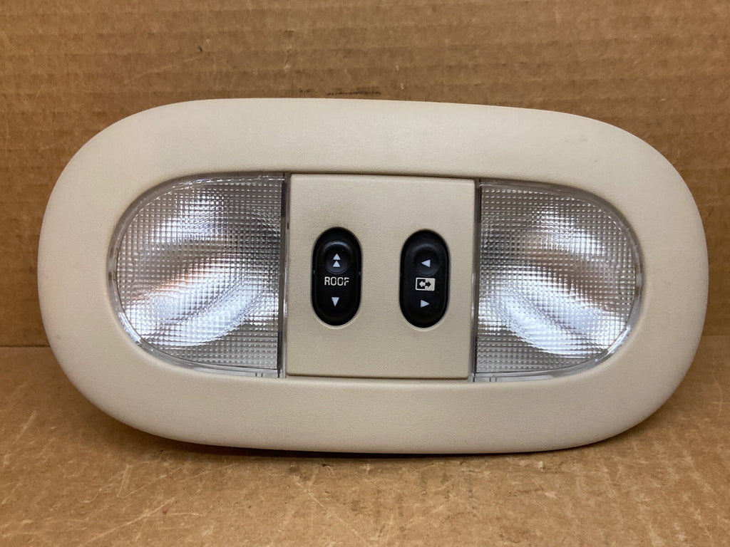 04 08 F150 Front Over Head Overhead Light Console Sunroof Rear Window Switch Tan0
