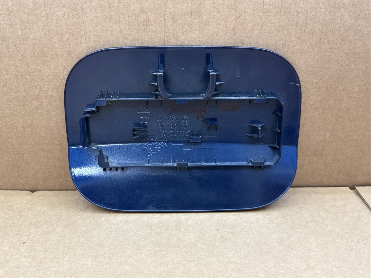 19 20 Hyundai Santa Fe Fuel Gas Tank Filler Door Lid Cover OEM Blue ST26