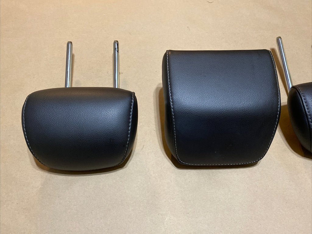 2013 2016 Ford Fusion Back Rear Head Rest Headrest Black Leather Set 5