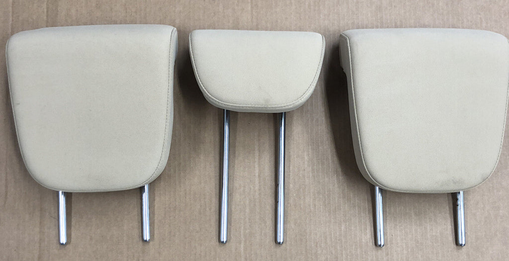 2016 2017 KIA SEDONA 3RD ROW REAR HEADREST SET TAN CLOTH OEM 0