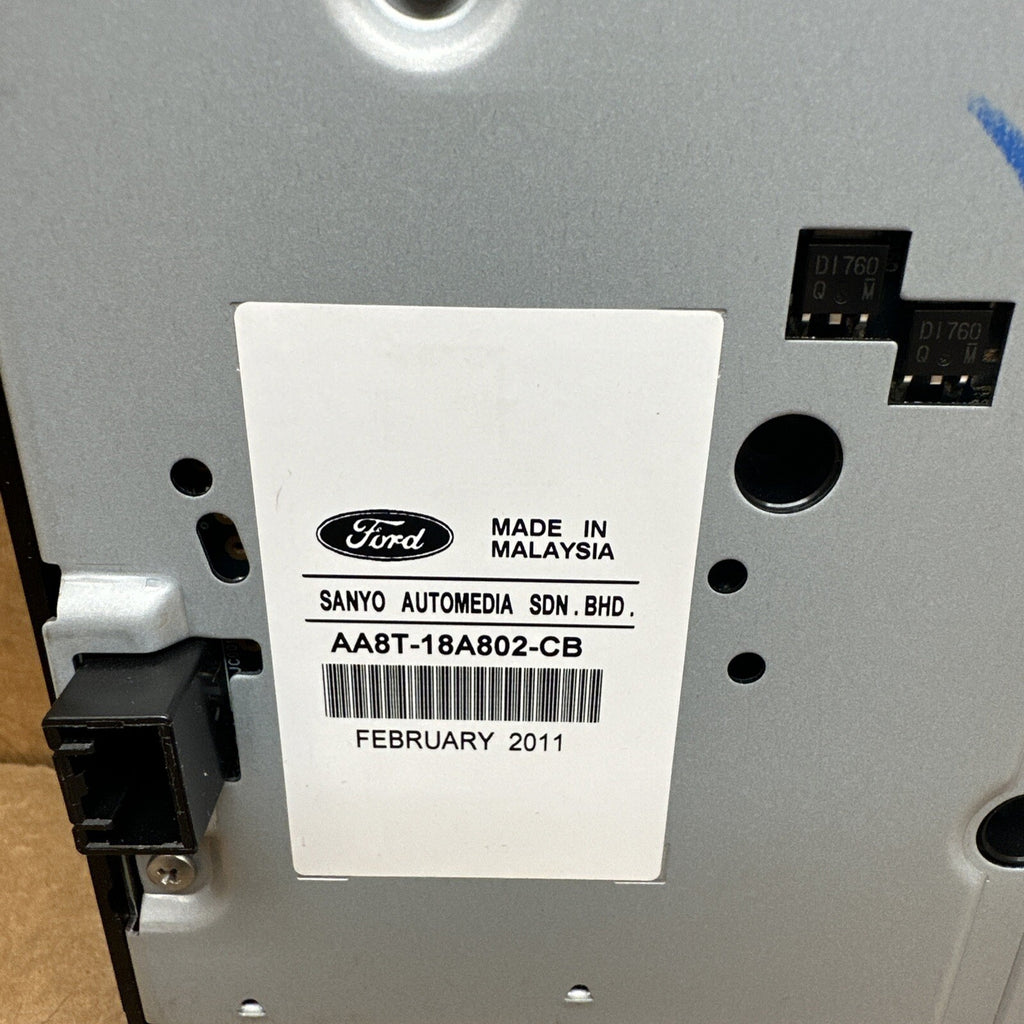 2009 2012 FORD FLEX RADIO FACE AC CONTROL CLIMATE BLACK TRIM OEM AA8T 18A802 CB6