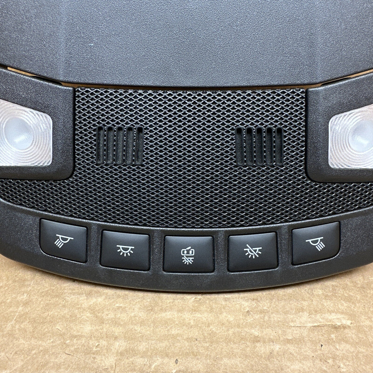 2017 2020 Lincoln MKZ Front Center Over Head Overhead Console Black1
