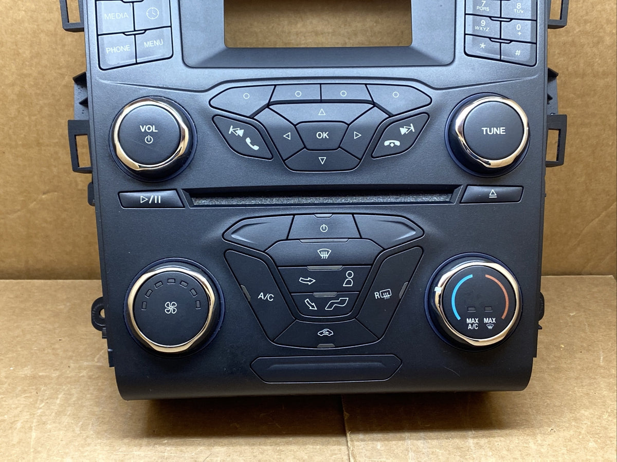 2013 Fusion Temp Temperature Climate Radio Control Bezel Panel DS7T 18E243 EN3